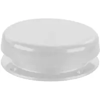 Jr Products 02-29125 vent de plomberie de style champignon (blanc) 1 paquet
