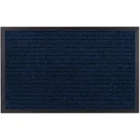 Rugsx Paillasson antidérapant pour les mètres courants DURA 5880 extérieur, intérieur, sur caoutchouc - bleu 40x60 cm