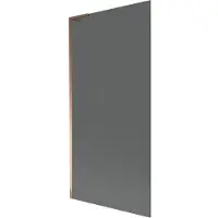 Mexen Next L Cabine de douche 1 paroi 90 x 150 cm, graphite, or rose - 895-090-000-03-40-60