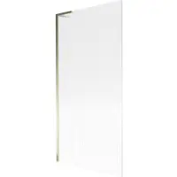 Mexen Next L Paroi pliante pour baignoire, à 1 volet, 90 x 150 cm, rayures, or - 895-090-000-03-09-50