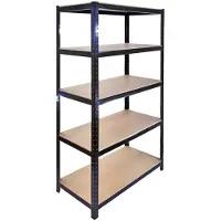 Monster Racking 10 Rayonnages Monster T-Rax 5 niveaux, 90 cm, acier noir sans boulons, stockage garage/atelier