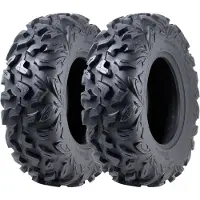 Parnells 25x8.00R12 ATV Tyre 205/80R12 OBOR Vulture 6-ply Road Legal 60J 250kg (Set of 2)