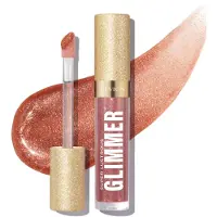 Revlon Super Lustrous Glimmer Gloss Brillant l vres non collant Finition haute brillance Paillettes v g tales 005 Amande glac e 0,13 fl oz