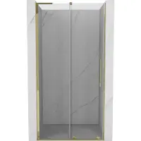 Mexen Velar L porte coulissante 100 cm, transparent, or - 871-100-003-01-50
