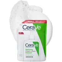 CeraVe hydratant crme mousse de mousse de maquillage de maquillage pour dmnagement lavage pour le visage de peau sche moussing pour le visa