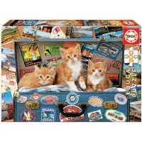 Educa - Chats dans la valise 200 pièces puzzle