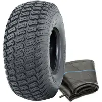 Parnells Jeu de 15x6.00-6 pneus gazon Wanda P332 TL & 15x6.00-6 TR13 Tube