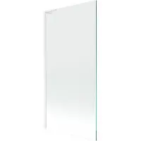 Mexen Next L Pare-bain 1 aile 90 x 150 cm, transparent, blanc - 895-090-000-03-00-20