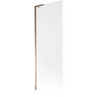 Mexen Next L Pare-bain à un vantail 70 x 150 cm, satiné, or rose - 895-070-000-03-30-60