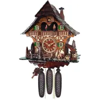 Engstler - 496/8 MT - Horloge murale coucou - Mouvement à chaîne 8 jours