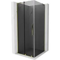 Mexen Velar L 120x120 Graphite Gold Cabine de douche à porte coulissante