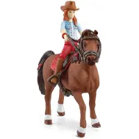 Schleich Écurie et ensemble de jeu - Centre équestre primé 44 pièces, 2 jouets poney, figurine de cavalier et accessoires