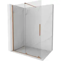 Mexen Velar Paroi de douche à l'italienne 150x200 cm cuivre