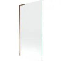 Mexen Next L Badewannen-Faltwand 1-teilig 90 x 150 cm, transparent, Roségold - 895-090-000-03-00-60