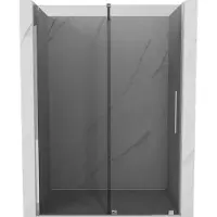 Mexen Porte de douche coulissante Velar 160 cm, graphite, chrome - 871-160-000-41-01