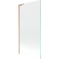 Mexen Next L Paroi pliante pour baignoire à 1 vantail 90 x 150 cm, transparent, cuivre brossé - 895-090-000-03-00-65