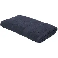 TODAY Serviette de Bain Bleu Marine 90 x 150 cm - Collection TODAY