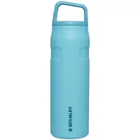 Stanley IceFlow Bouteille d'Eau 24 OZ | Large Bouche, Couvercle à Vis | Léger et Étanche pour Voyage | Acier Inoxydable Isolé | BPA-