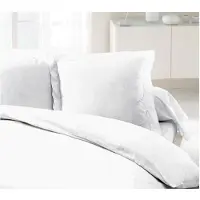 You do it Lot De 2 Taies D'oreillers 100% Coton 63x63 Cm Blanc