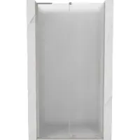 Mexen Velar L porte de douche 110 cm, givrée, nickel brossé