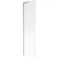 Mexen Next L Paroi pliante pour baignoire à 1 volet 50 x 150 cm, rayures, cuivre brossé - 895-050-000-03-09-65