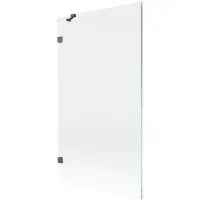 Mexen Lunar Paroi de baignoire à 1 volet 100 x 150 cm, transparent, gris bronze brossé - 897-100-000-66-00