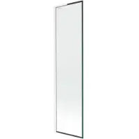 Mexen Next L Paroi pliante pour baignoire à 1 vantail 50 x 150 cm, motif noir, blanc - 895-050-000-03-70-20