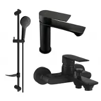 Mexen Royo DF05 set de baignoire, Noir - 72203DF05-70