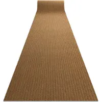 Rugsx Paillasson antidérapant pour les mètres courants CEYLON extérieur, intérieur, sur caoutchouc - noix de coco marron 0226 200cm 200x190 cm