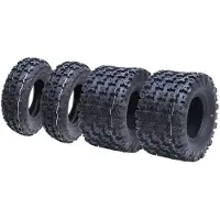 Wanda Slasher ATV quad tyres 20x11.00-9 & 21x7.00-10 6 ply legal WP02, Set of 4.