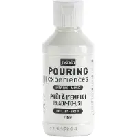 Pebeo Peinture Acrylique - Pébéo - Pouring - 118 ml - Blanc de Titane - Mixte