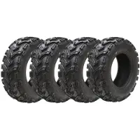 Parnells 22x7.00-11 ATV Quad Tyres 6ply Wanda P3123 Road Legal front 175/80-11 (Set of 4)