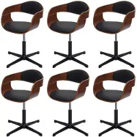 MCW Chaise de salle à manger -H46 (lot de 6)