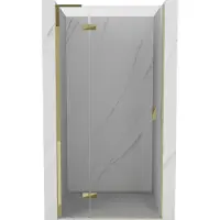 Mexen Mist-H L Paroi de douche porte gauche 110 cm, transparent, or - 8A5L-110-000-50-00-L