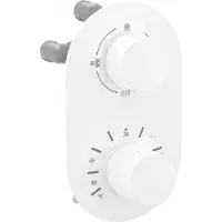 Mexen Kai mitigeur thermostatique douche/baignoire 3 sorties, blanc (77602-20)
