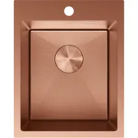 Mexen Solix évier en acier inoxydable 1 bac 400 x 500 mm, cuivre HC - 6406401000-65HC
