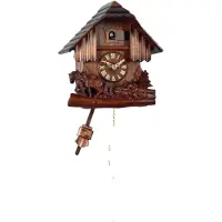 Engstler - 439 - Horloge murale coucou - Mouvement à chaîne 1 jour