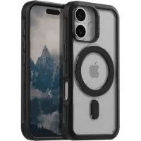 Rokform Slim Magnetic Case, for iPhone 16, Black (Apple iPhone 16), Coque pour téléphone portable, Noir, Transparent