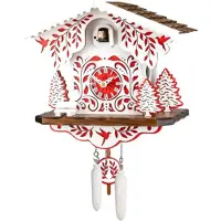 Engstler - 330 Q rot - Horloge murale coucou - Quartz