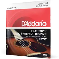 D'Addario EFT17 Cordes de guitares acoustiques