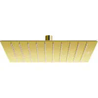 Mexen Pluie mince 25x25 cm or (79125-50)