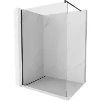 Mexen Kioto Paroi de douche à l'italienne 135 x 200 cm, transparent 8 mm, noir - 800-135-101-70-00