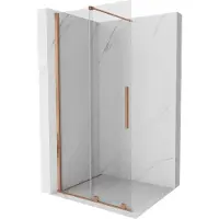 Mexen Velar Paroi de douche 110x200cm, Cuivre, 8mm