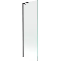 Mexen Next L Paroi de baignoire à 1 volet 60 x 150 cm, transparent, noir - 895-060-000-03-00-70
