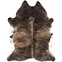 Rugsx Tapis Imitation Peau de vache, Vache G4740-1, Peau Marron 155x195 cm