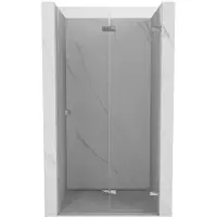 Mexen Lunar-F Porte de cabine de douche pliante droite 90 cm, transparente, chrome - 836-090-000-01-00-P