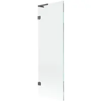 Mexen Lunar L Paravent de baignoire 1 aile 60 x 150 cm, transparent, gris foncé brossé - 897L-060-000-66-00