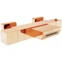 Mexen Mitigeur bain thermostatique Cube, or rose (77360-60)
