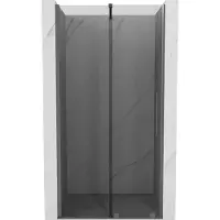 Mexen Porte de douche coulissante Velar 110 cm, graphite, gun metal brushed - 871-110-000-41-95