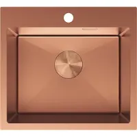 Mexen Solix évier en acier inoxydable 1 bac 500 x 450 mm, cuivre - 6402501000-65